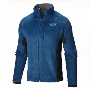 MOUNTAIN HARDWEAR Fleece Zip Up Lightweight Outdoor Jacket Sz XXLarge